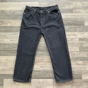 40x30 Levi’s 565 ‘97 Loose Straight Jeans Men’s Black 100% Cotton A7221-0005